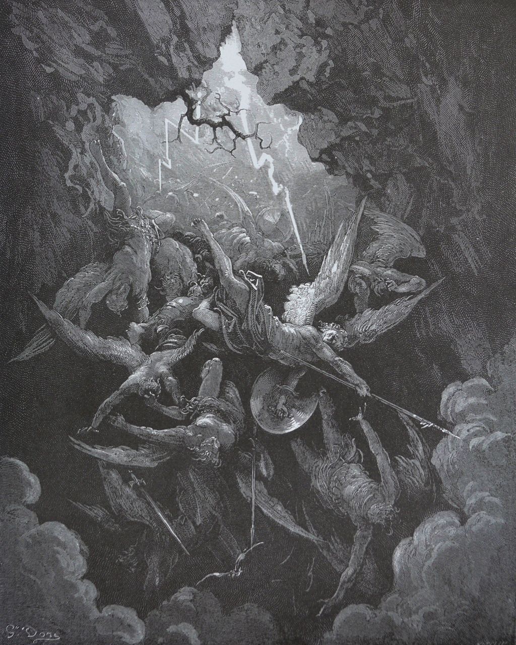 Dore's Illustrations for Paradise Lost