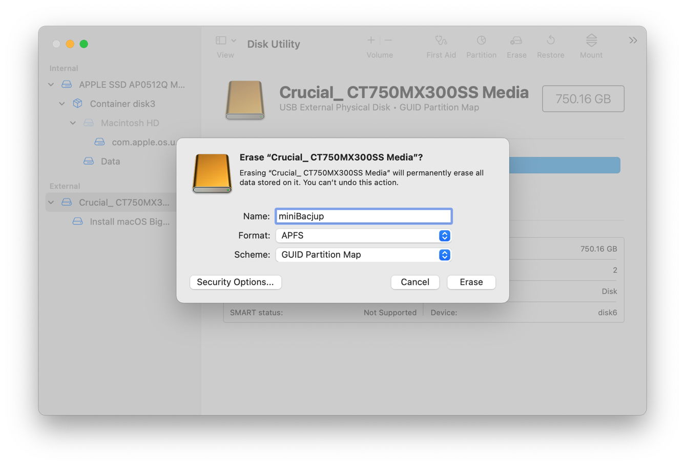 know what scheme to put when formatting hard drive for mac