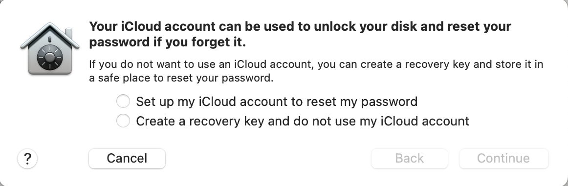 What to do when offered a new FileVault Recovery Key